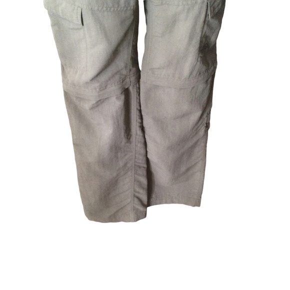 North Face Khaki Green Convertible Outdoor Activewear Pants/Shorts - Picture 16 of 16